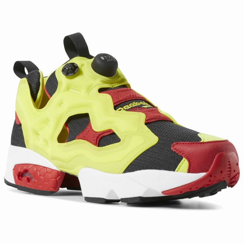 Tenisi Reebok Instapump Fury Og Barbati Verzi/Negrii/Rosii Romania ZR6357OX